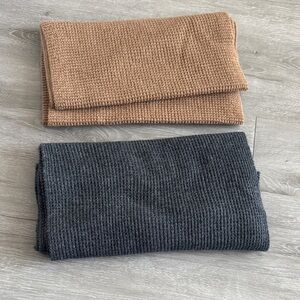 Jcrew Waffle Infinity Scarves (2!!)